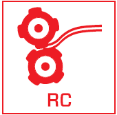 RC – Kondicionér s gumovými válci