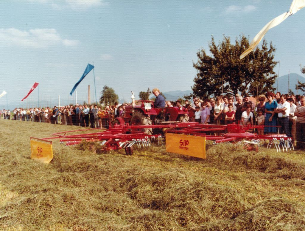 PATENTED SIDE DELIVERY RAKE, 1982