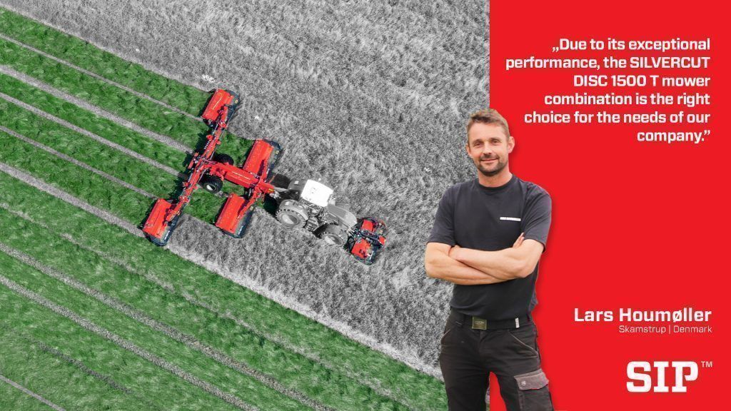 “The SILVERCUT DISC 1500 T mower combination is the right choice”